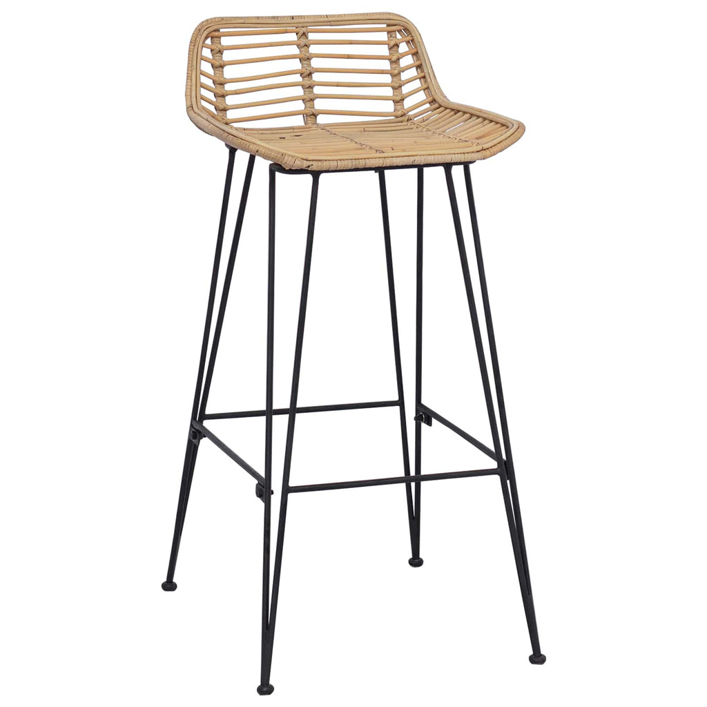 vidaXL Krzesło barowe 44 x 46 x 91 cm Pręt żelazny o średnicy 10 mm