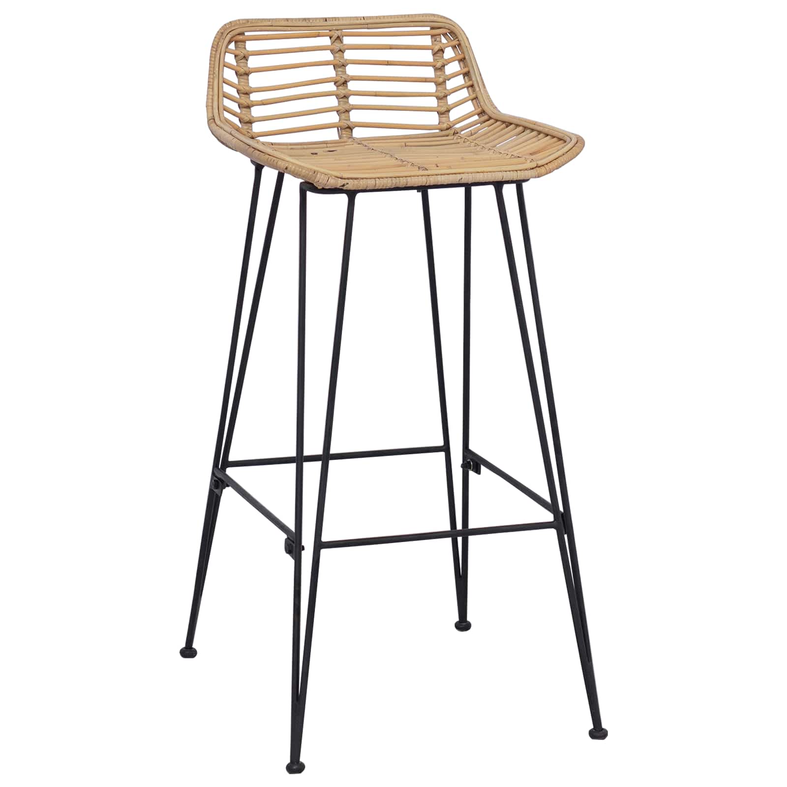 vidaXL Krzesło barowe 44 x 46 x 91 cm Pręt żelazny o średnicy 10 mm