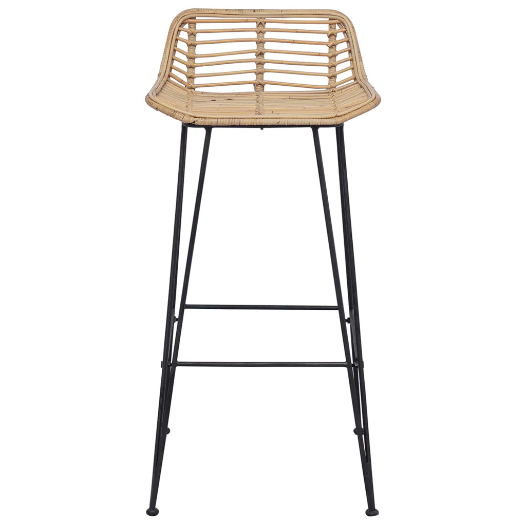 vidaXL Krzesło barowe 44 x 46 x 91 cm Pręt żelazny o średnicy 10 mm