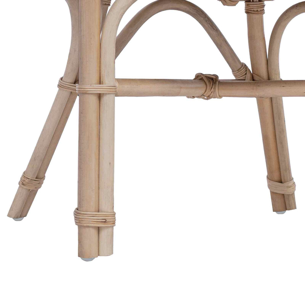 vidaXL Krzesło składane naturalny 60 x 60 x 81 cm rattan