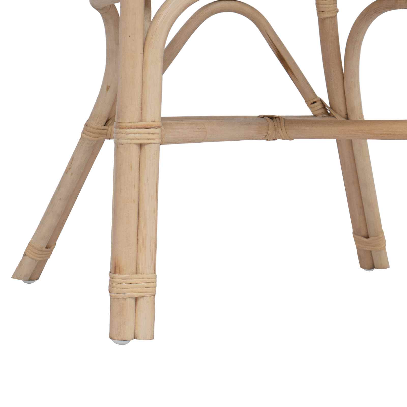 vidaXL Krzesło składane naturalny 58 x 60 x 81 cm rattan