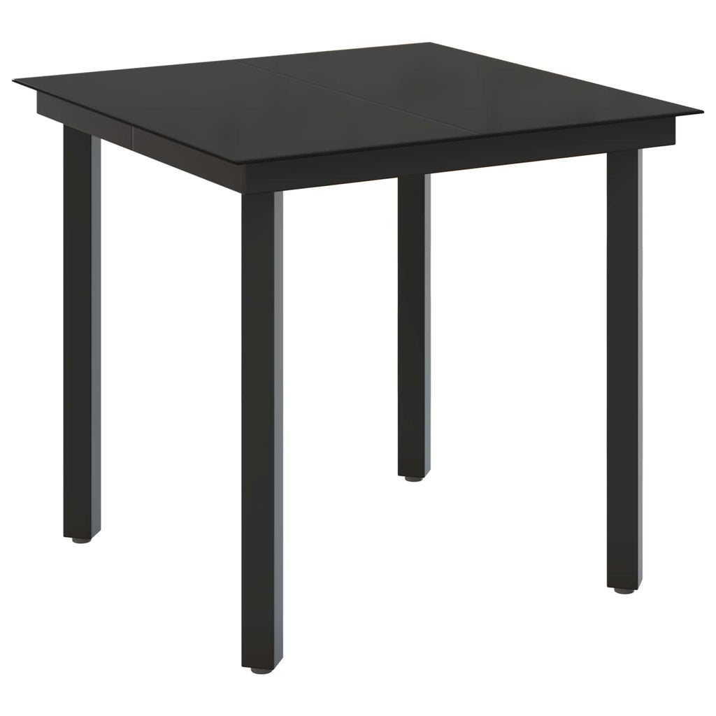 vidaXL Zestaw stolików kawowych 3 pcs Czarny i kremowo-biały