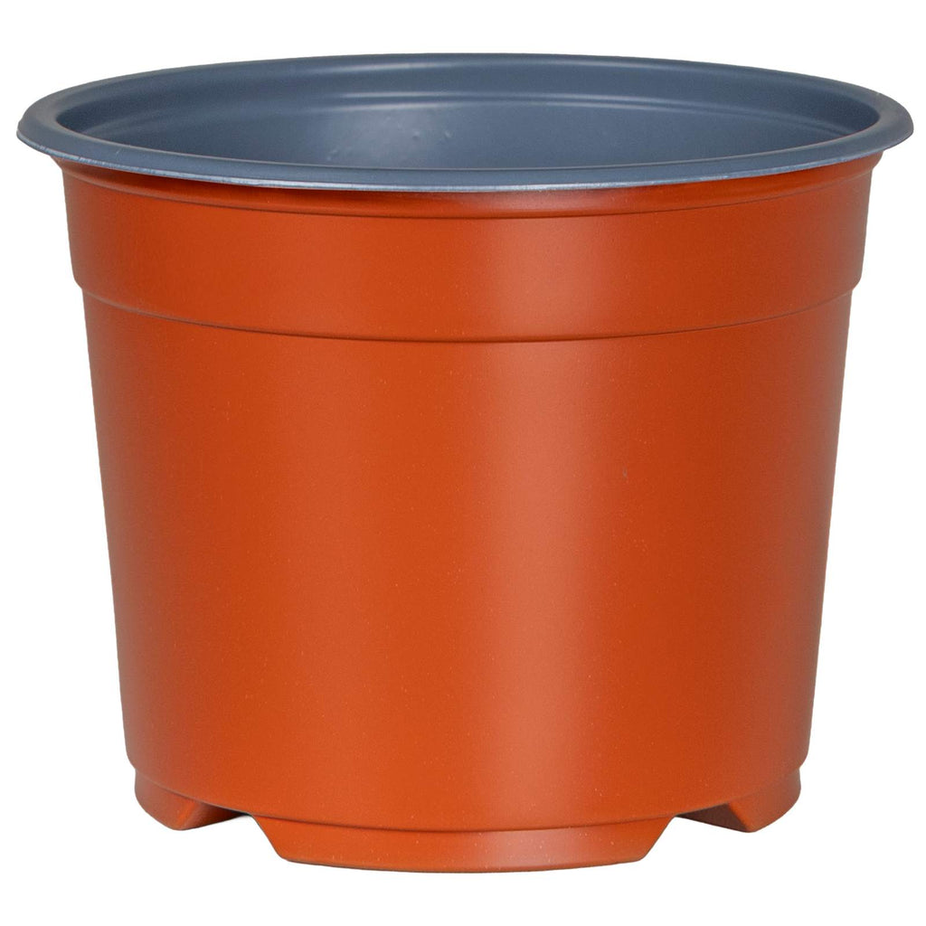 vidaXL Okrągła doniczka na kwiaty 100 pcs terakota Ø 10 x 8 cm