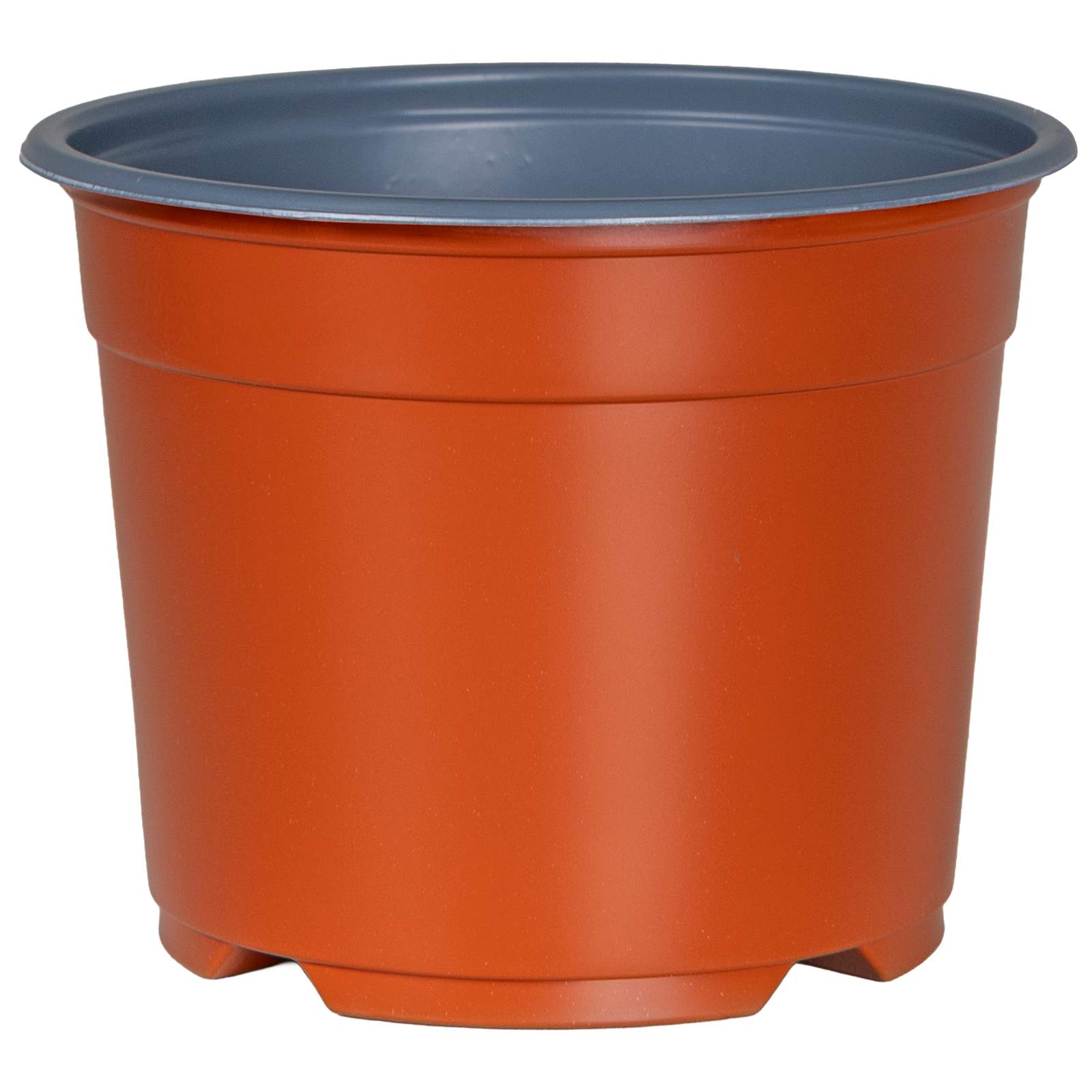 vidaXL Okrągła doniczka na kwiaty 200 pcs terakota Ø 10 x 8 cm