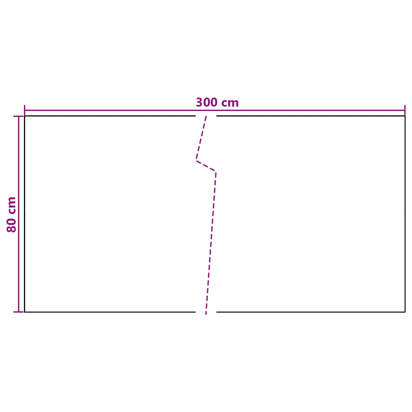 vidaXL Ekran balkonowy ciemnoszary 300 x 80 cm polirattan