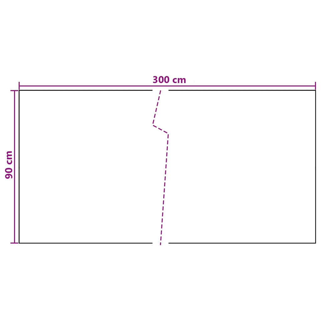 vidaXL Ekran balkonowy ciemnoszary 300 x 90 cm polirattan