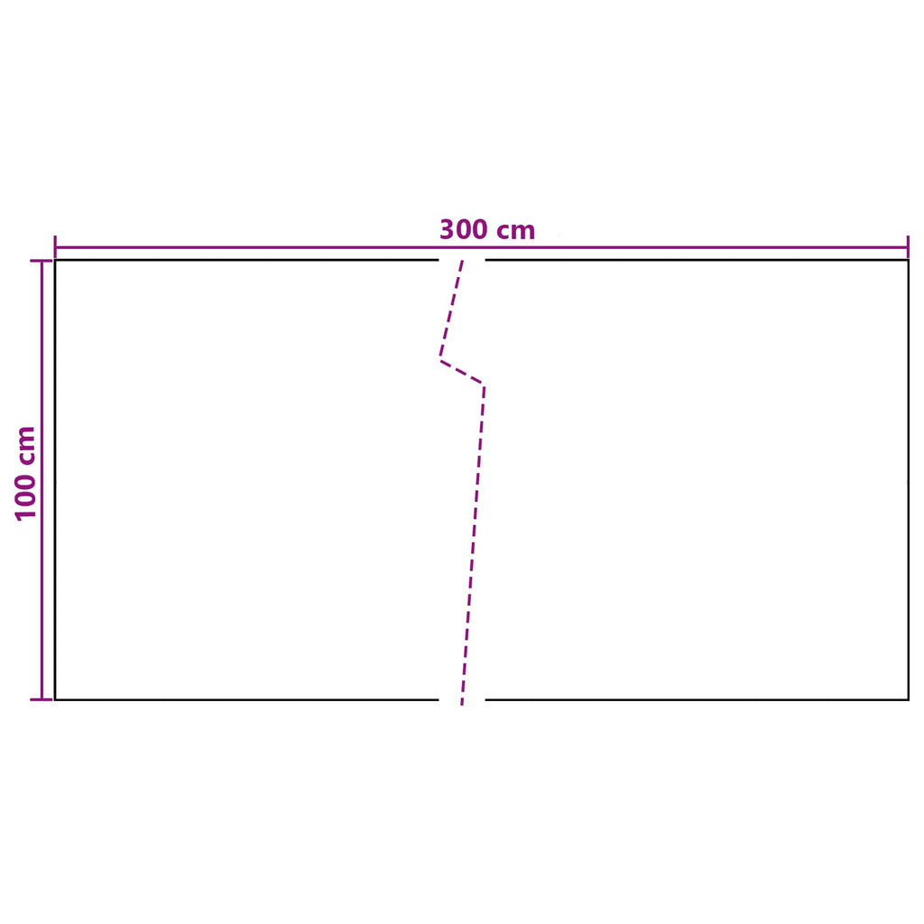 vidaXL Ekran balkonowy ciemnoszary 300 x 100 cm polirattan