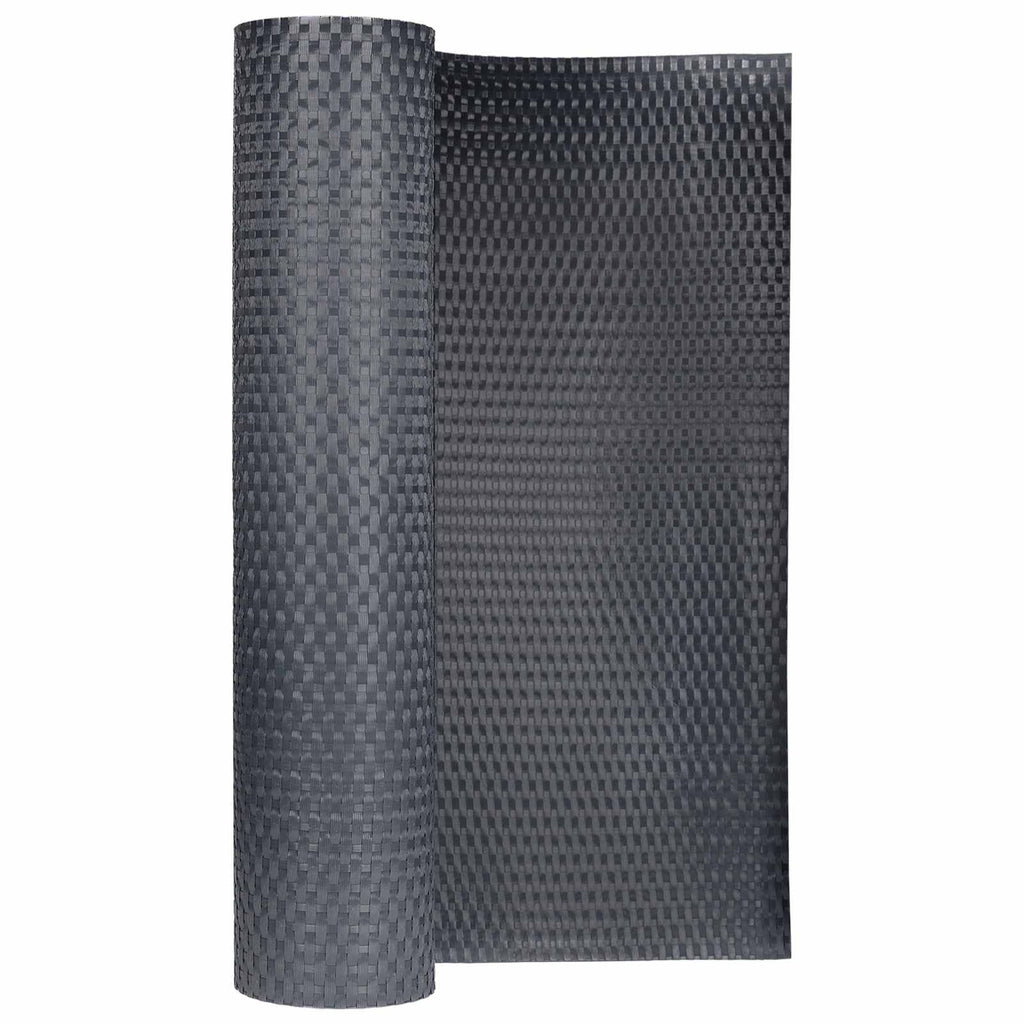 vidaXL Ekran balkonowy ciemnoszary 400 x 80 cm polirattan