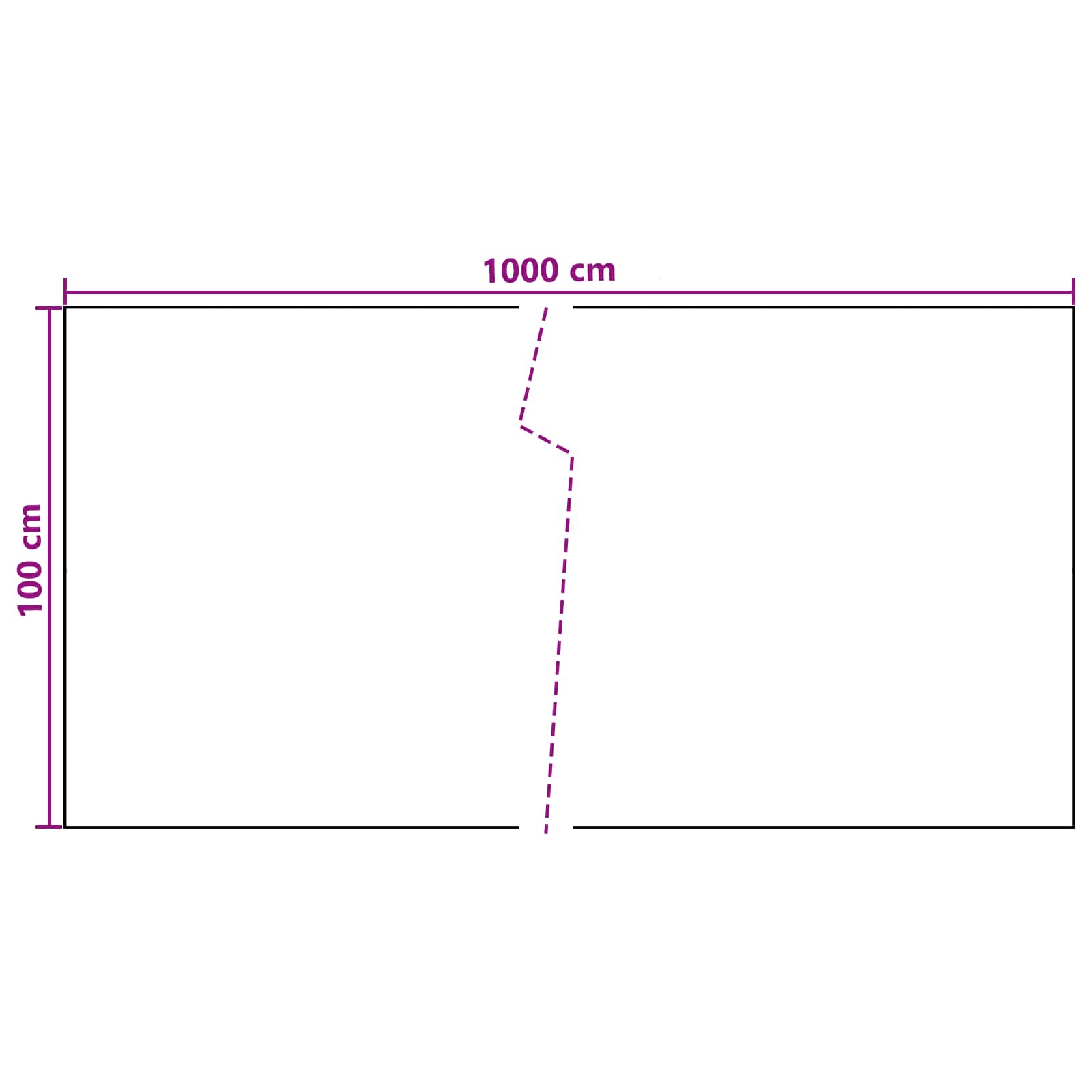 vidaXL Ekran balkonowy ciemnoszary 1000 x 100 cm polirattan