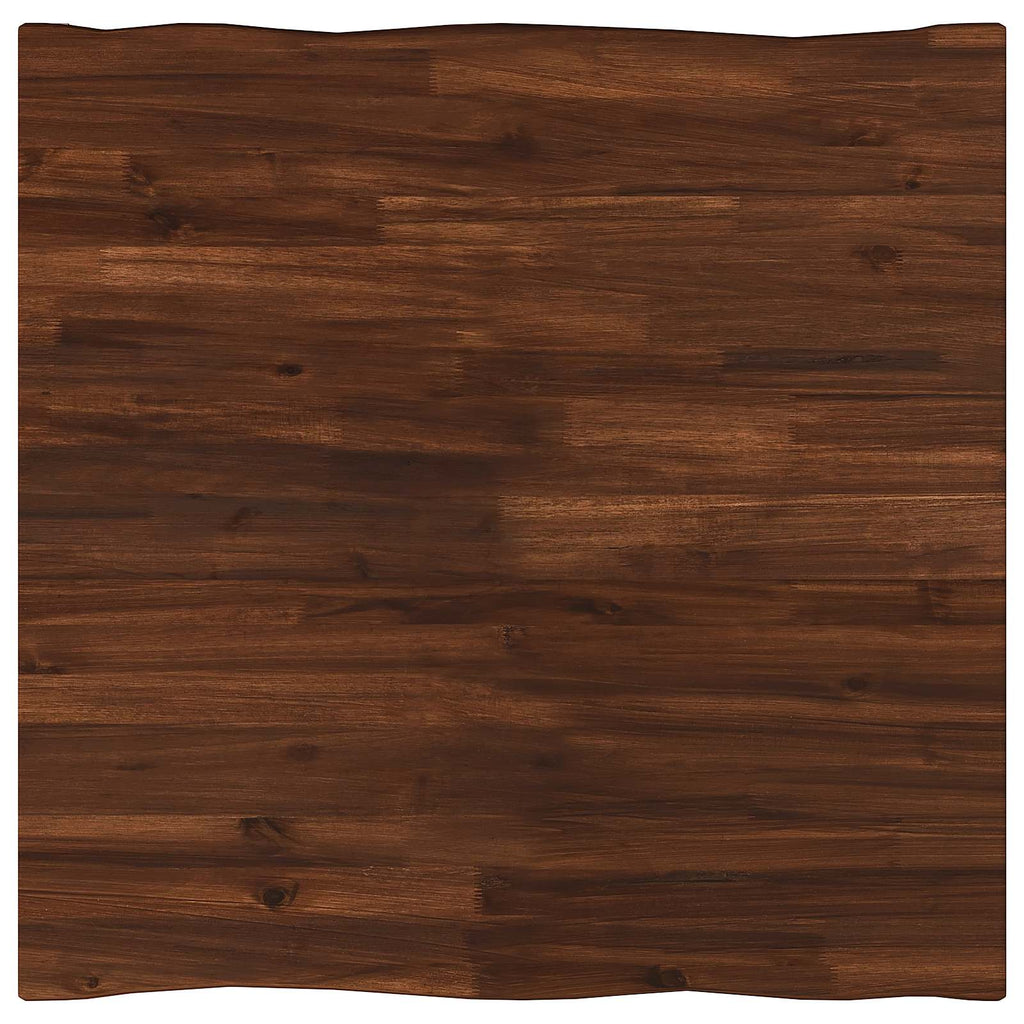 vidaXL 60 x 55 x 75 cm Lite Drewno Akacji Ciemnobrązowy i Biały