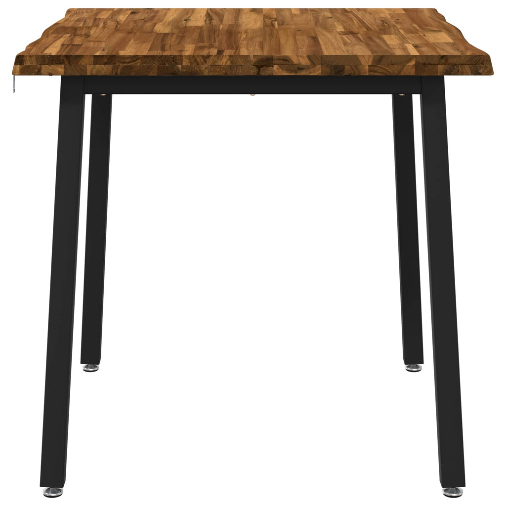 vidaXL 60 x 55 x 75 cm Lite Drewno Akacji Naturalny i czarny