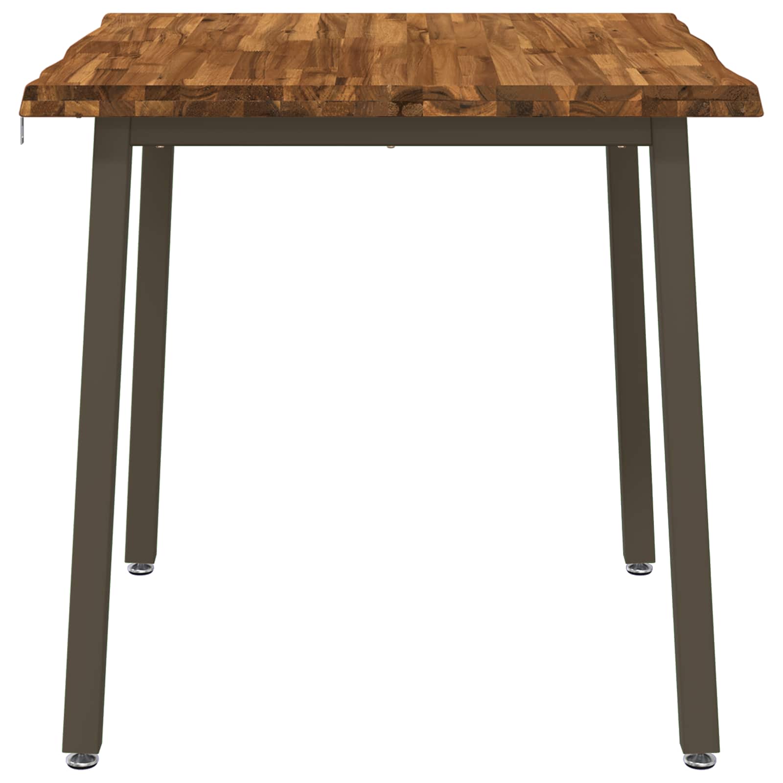 vidaXL 60 x 55 x 75 cm Lite Drewno Akacji Naturalny i kawowy