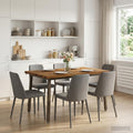 vidaXL 90 x 55 x 75 cm Lite Drewno Akacji Naturalny i kawowy