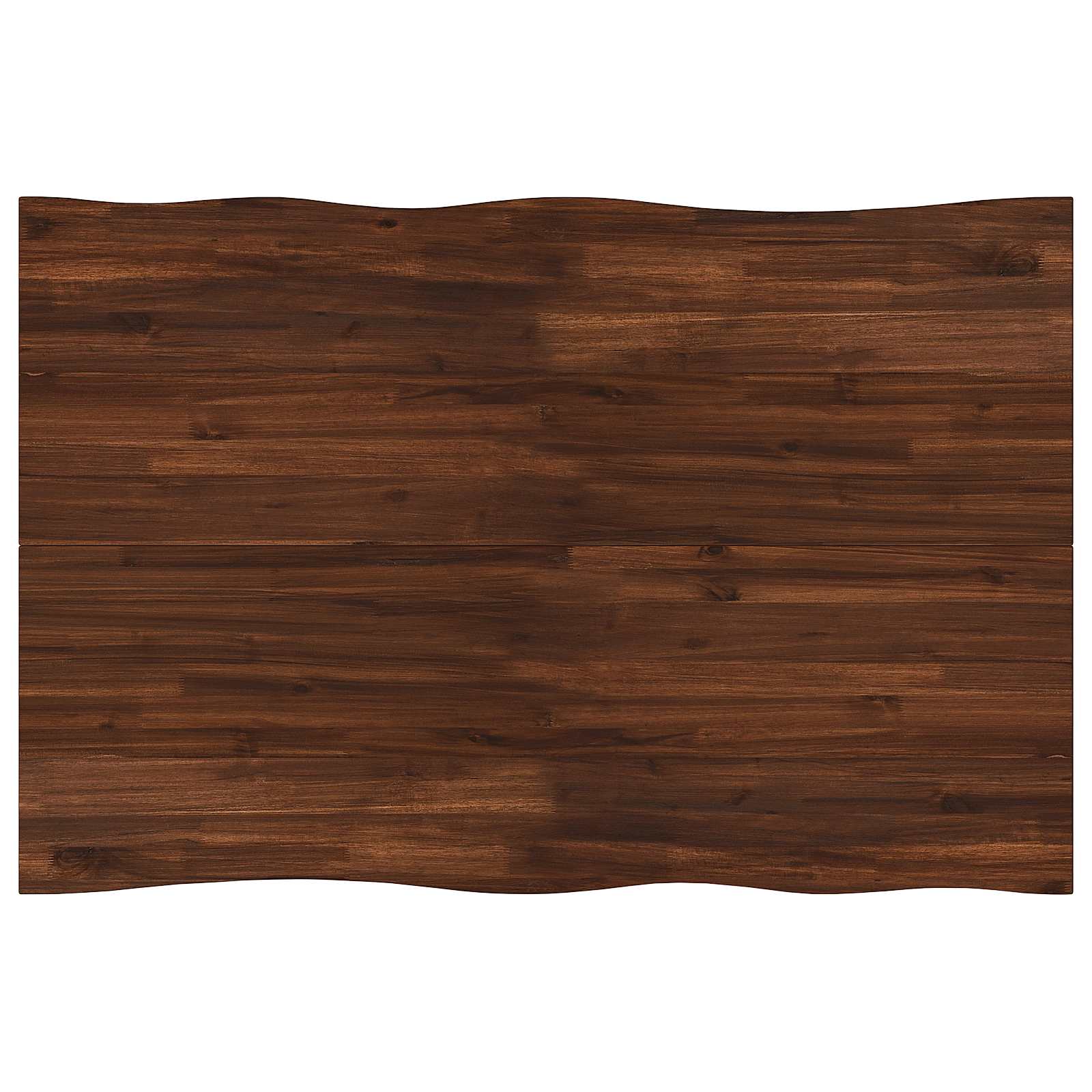 vidaXL 110 x 55 x 75 cm Lite Drewno Akacji Ciemnobrązowy i Biały