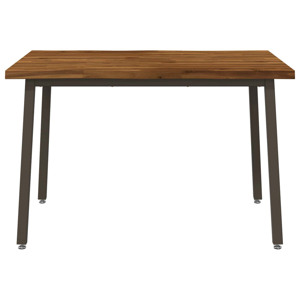vidaXL 110 x 55 x 75 cm Lite Drewno Akacji Naturalny i kawowy