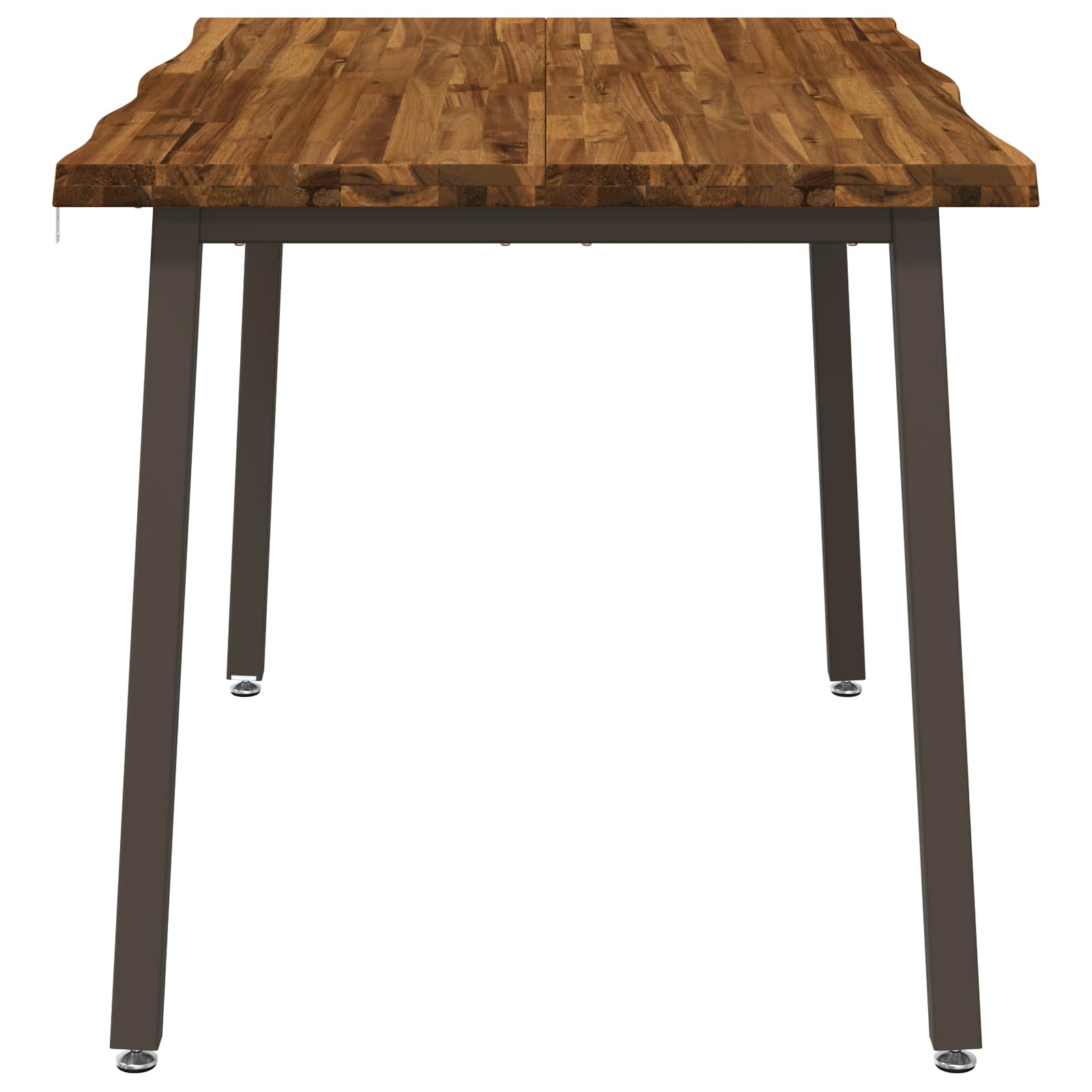 vidaXL 110 x 55 x 75 cm Lite Drewno Akacji Naturalny i kawowy