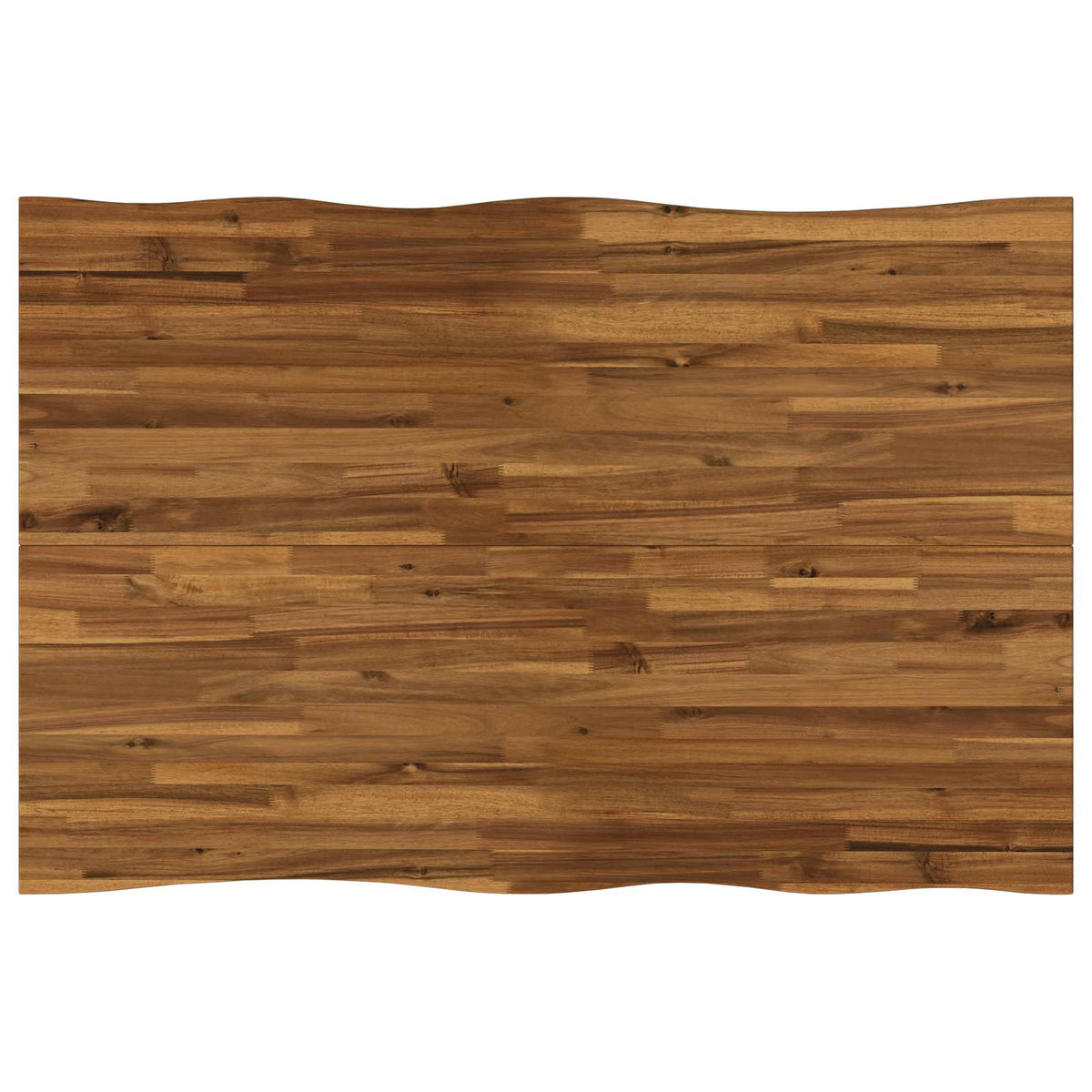 vidaXL 140 x 70 x 75 cm Lite Drewno Akacji Naturalny i czarny