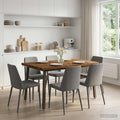 vidaXL 120 x 80 x 75 cm Lite Drewno Akacji Naturalny i kawowy