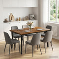 vidaXL 140 x 80 x 75 cm Lite Drewno Akacji Naturalny i czarny