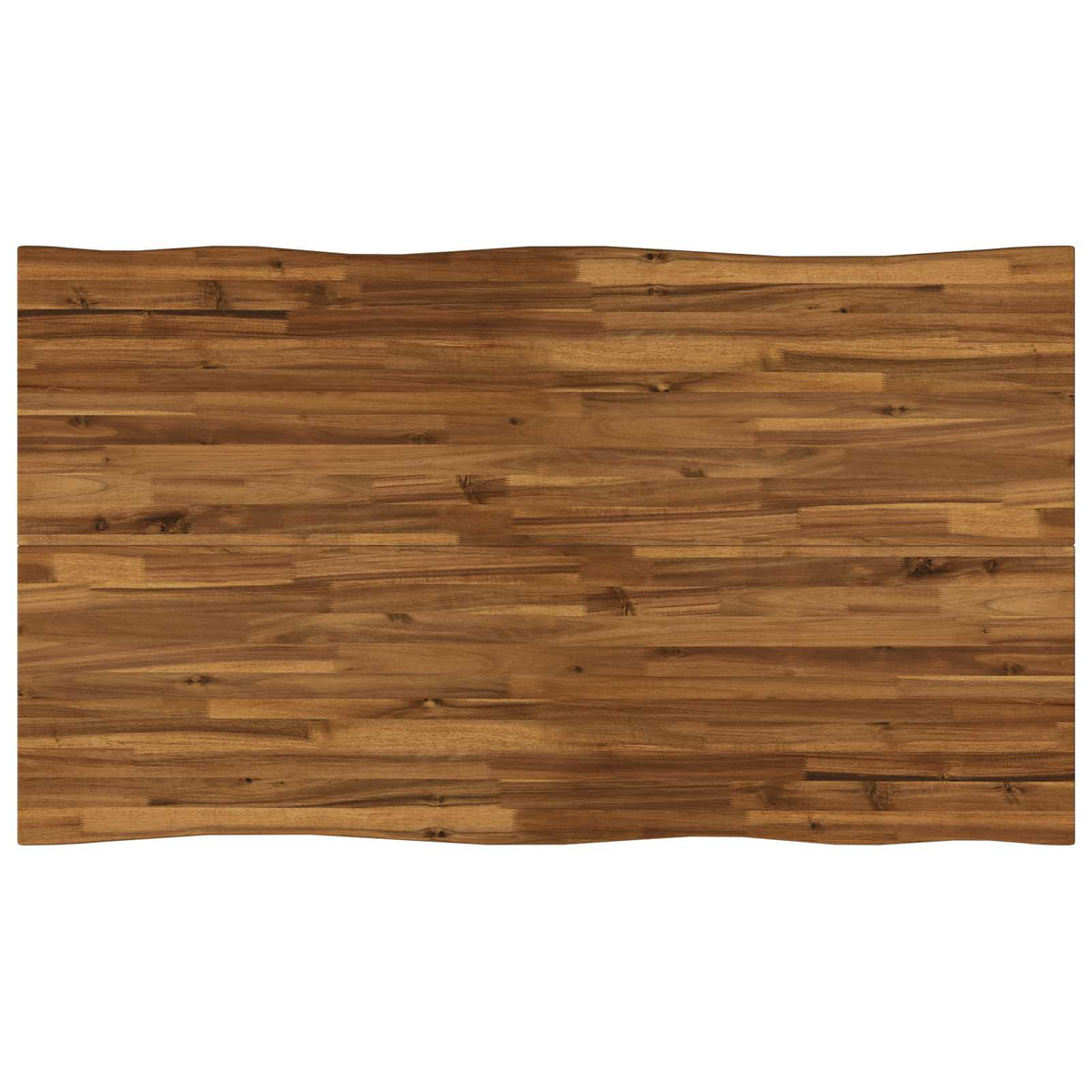 vidaXL 140 x 80 x 75 cm Lite Drewno Akacji Naturalny i kawowy