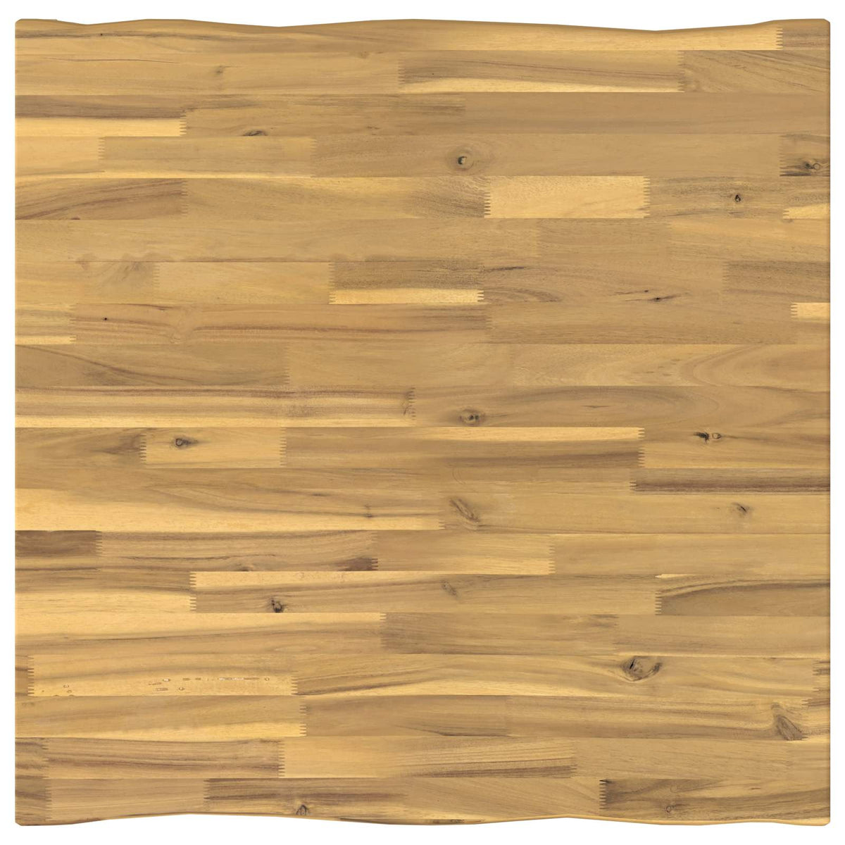vidaXL 90 x 90 x 75 cm Lite Drewno Akacji Biały Kwadrat