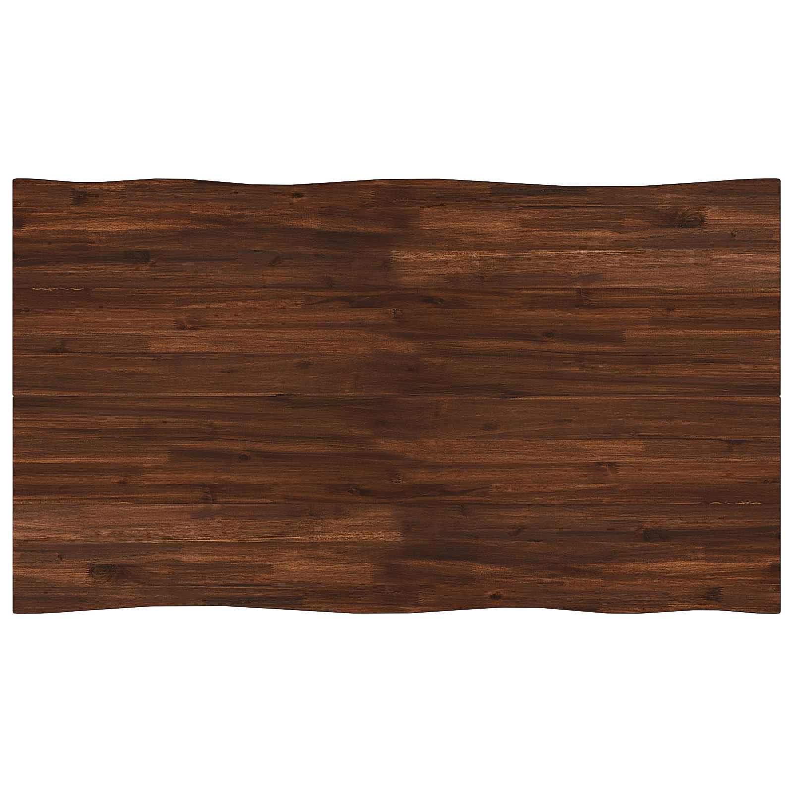 vidaXL 120 x 90 x 75 cm Lite Drewno Akacji Ciemnobrązowy i Biały