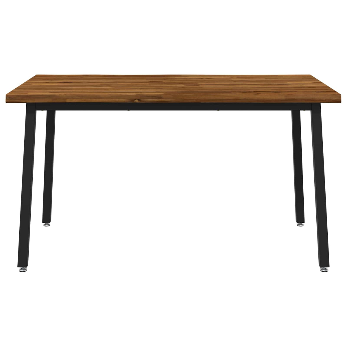 vidaXL 120 x 90 x 75 cm Lite Drewno Akacji Naturalny i czarny