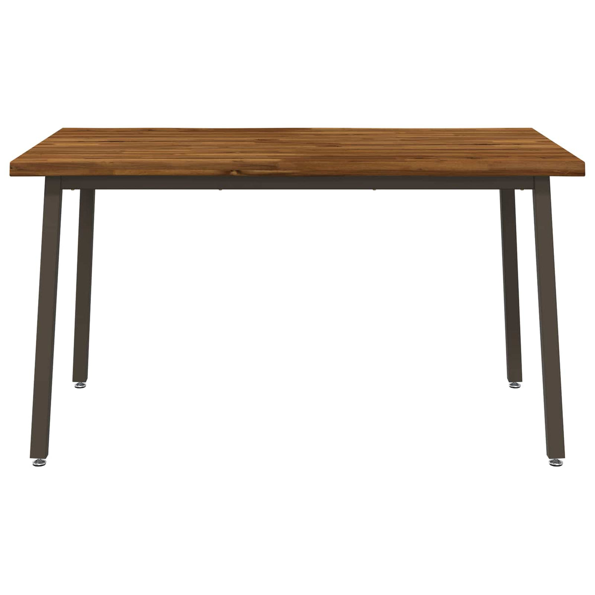 vidaXL 120 x 90 x 75 cm Lite Drewno Akacji Naturalny i kawowy