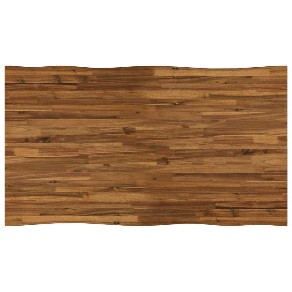 vidaXL 120 x 90 x 75 cm Lite Drewno Akacji Naturalny i kawowy