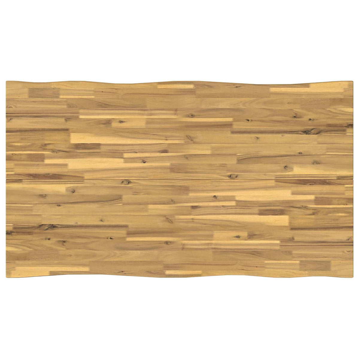 vidaXL 120 x 90 x 75 cm Lite Drewno Akacji biały i czarny Prostokątny