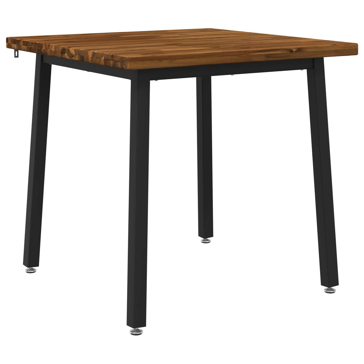 vidaXL 60 x 55 x 75 cm Lite Drewno Akacji Naturalny i czarny