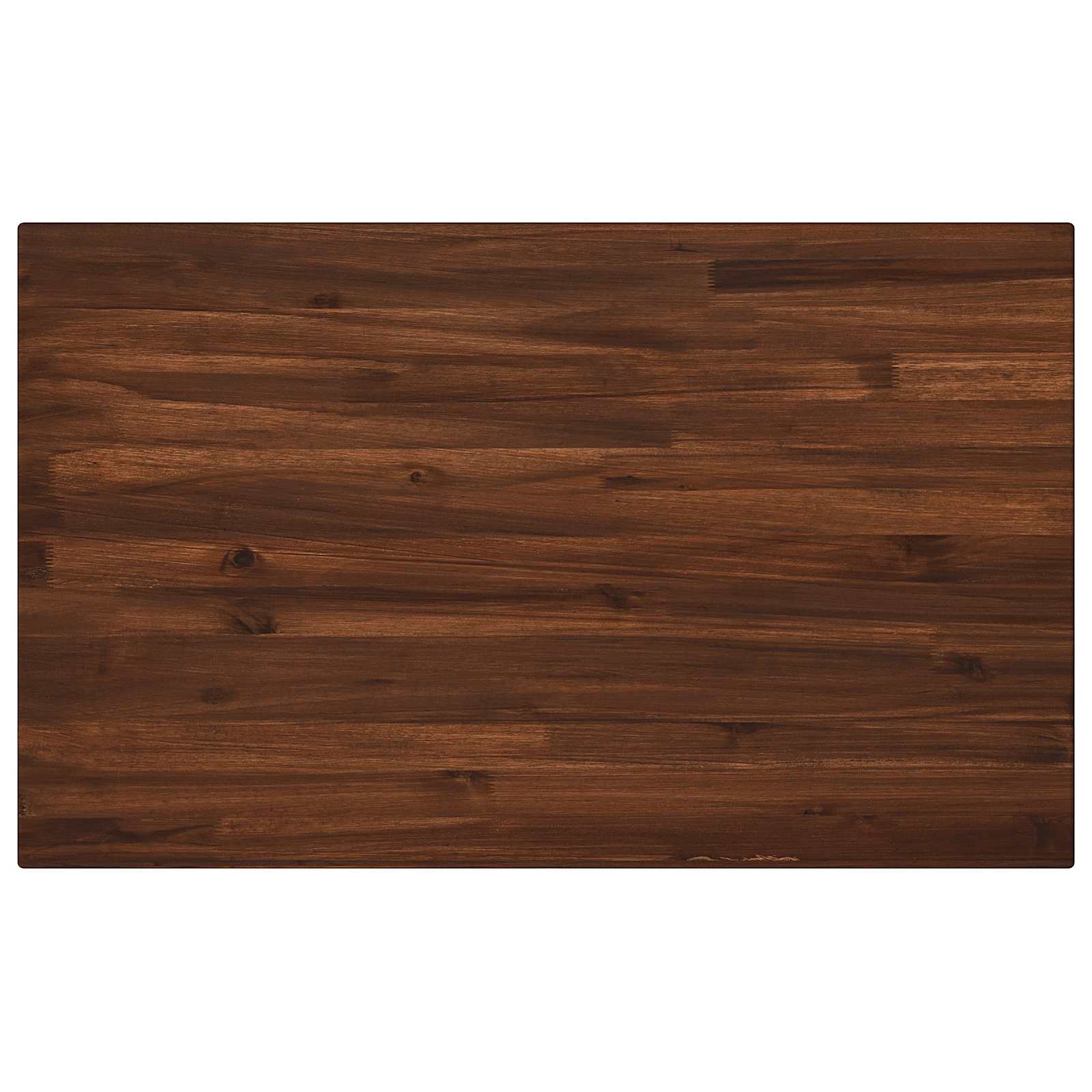 vidaXL 90 x 55 x 75 cm Lite Drewno Akacji Ciemnobrązowy i Biały