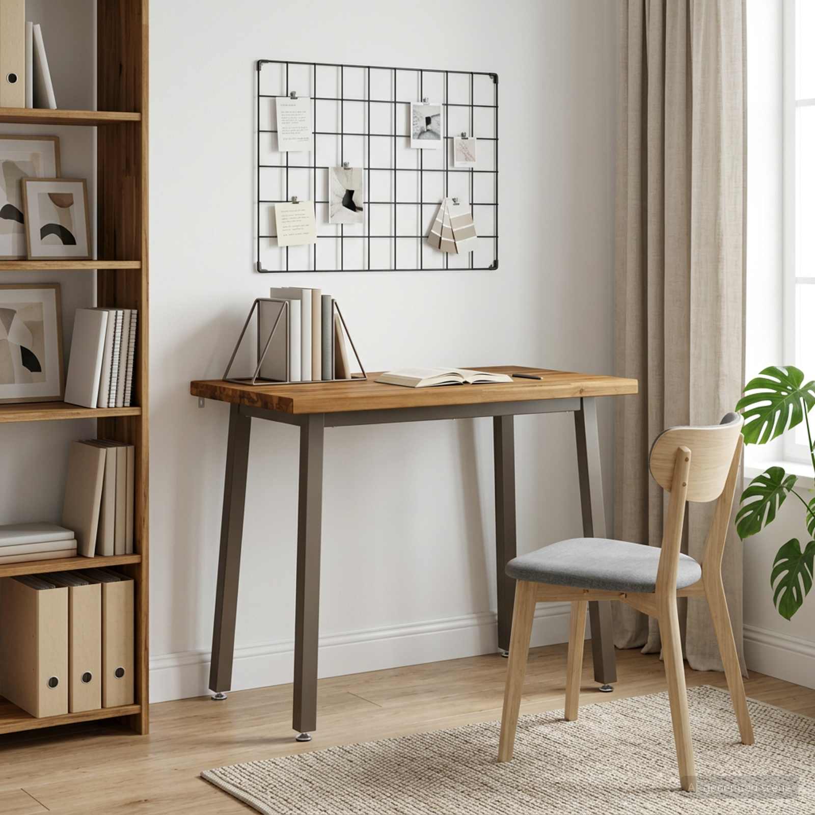 vidaXL 110 x 55 x 75 cm Lite Drewno Akacji Naturalny i kawowy