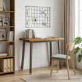 vidaXL 90 x 55 x 75 cm Lite Drewno Akacji Naturalny i kawowy