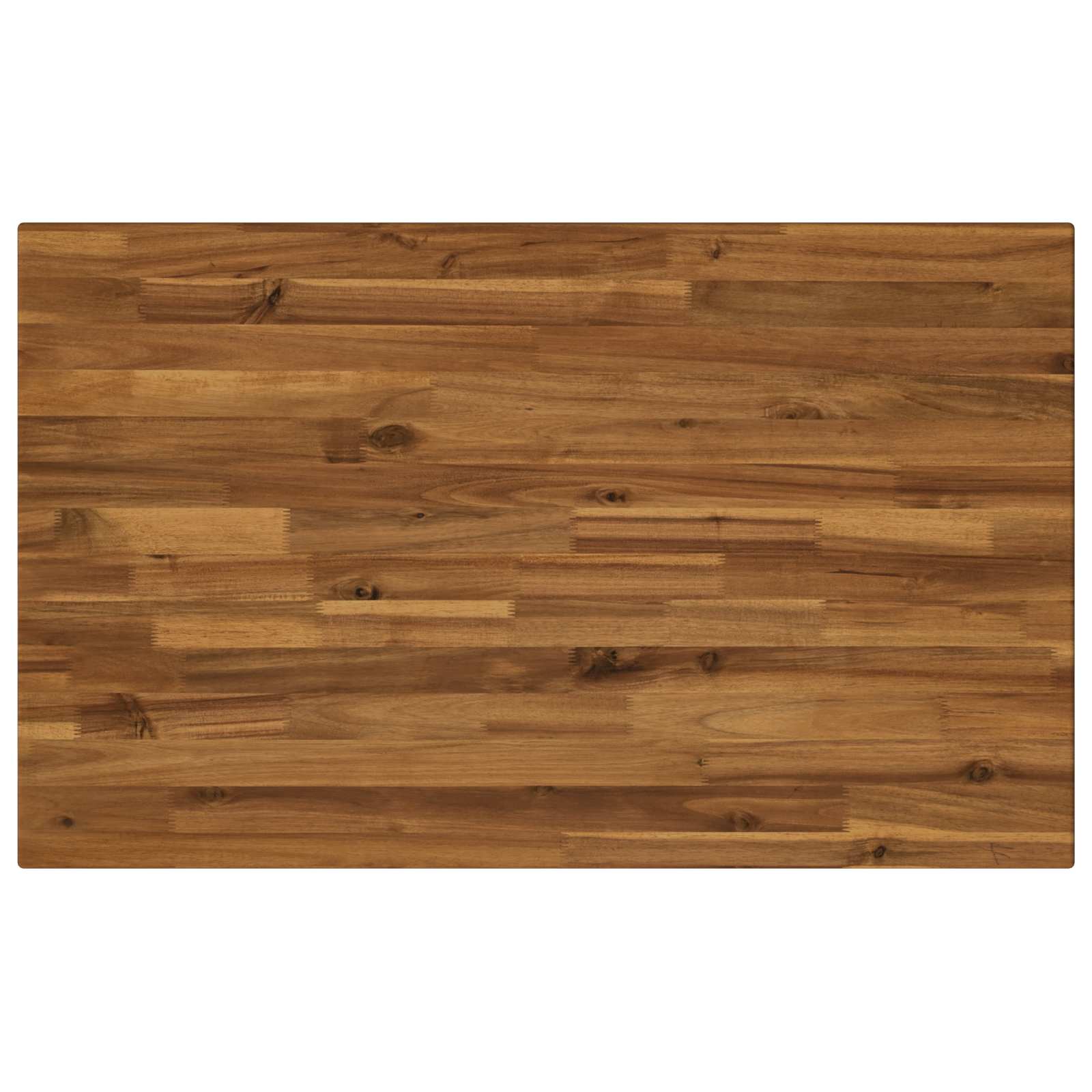 vidaXL 90 x 55 x 75 cm Lite Drewno Akacji Naturalny i kawowy