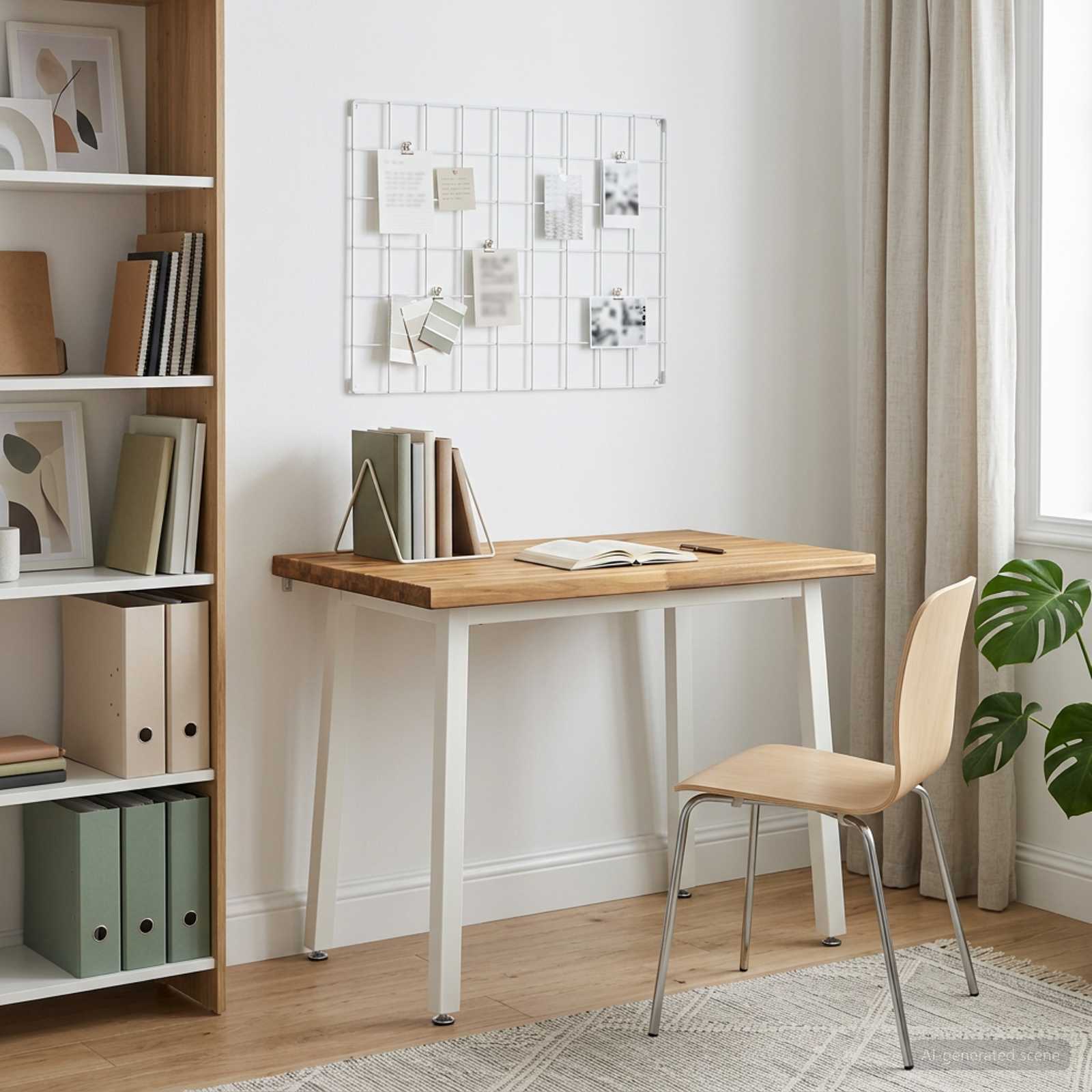 vidaXL 90 x 55 x 75 cm Lite Drewno Akacji Biały Prostokątny