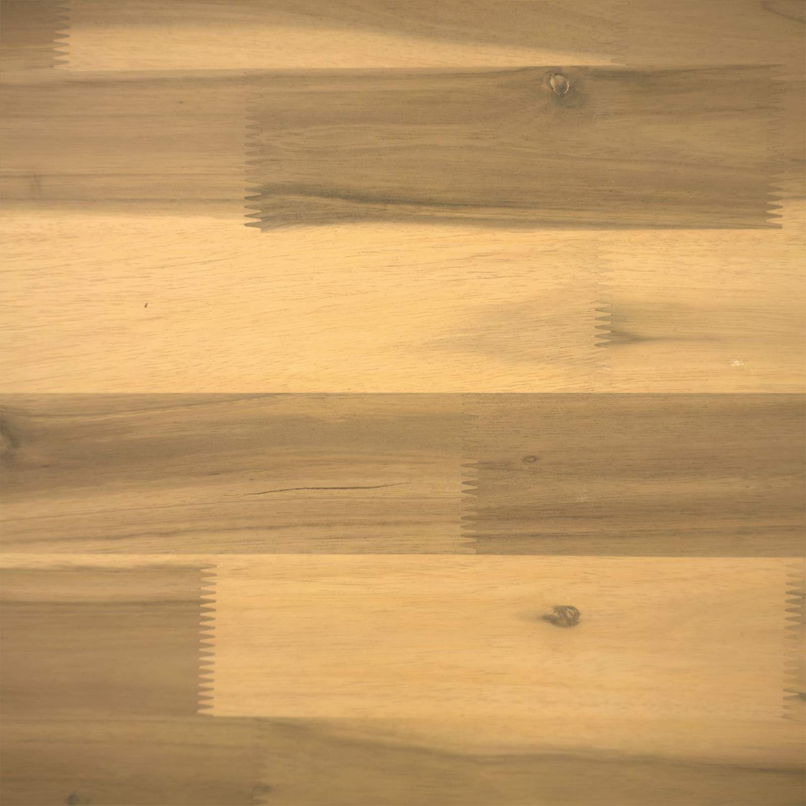 vidaXL 140 x 70 x 75 cm Lite Drewno Akacji biały i czarny Prostokątny