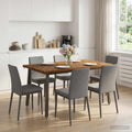 vidaXL 140 x 70 x 75 cm Lite Drewno Akacji Naturalny i kawowy