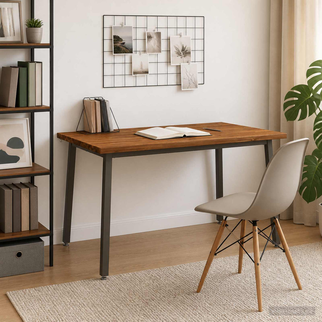vidaXL Kwadratowy stół do jedzenia 140 x 90 x 75 cm Lite Drewno Akacji