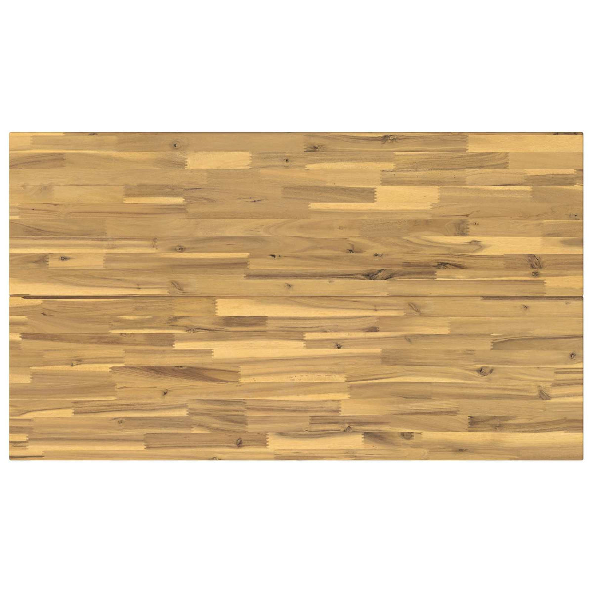 vidaXL 140 x 80 x 75 cm Lite Drewno Akacji Biały Prostokątny