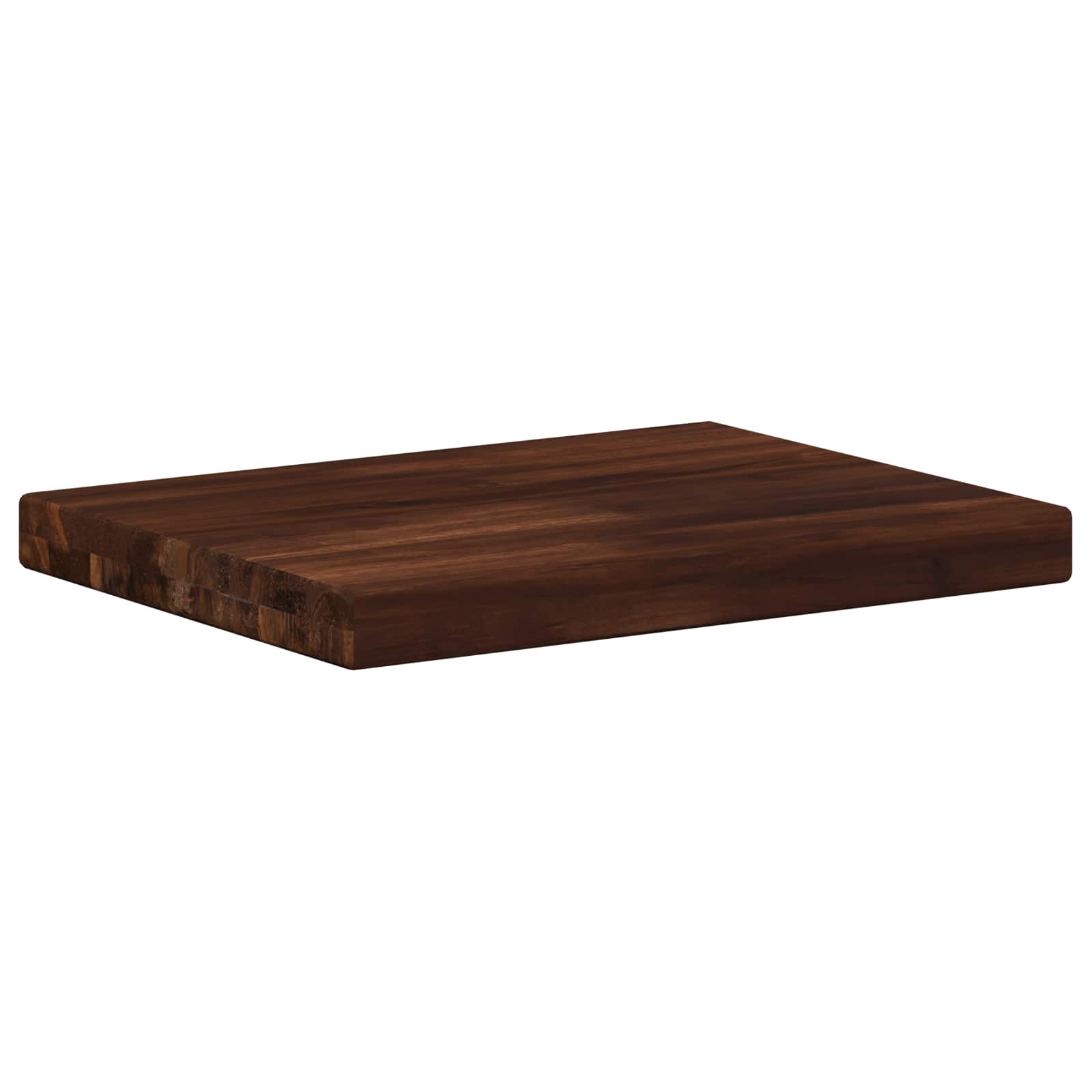 vidaXL Prostokątny Blat Stołu 90 x 50 x 3,5 cm Prostokątny Ciemny brąz
