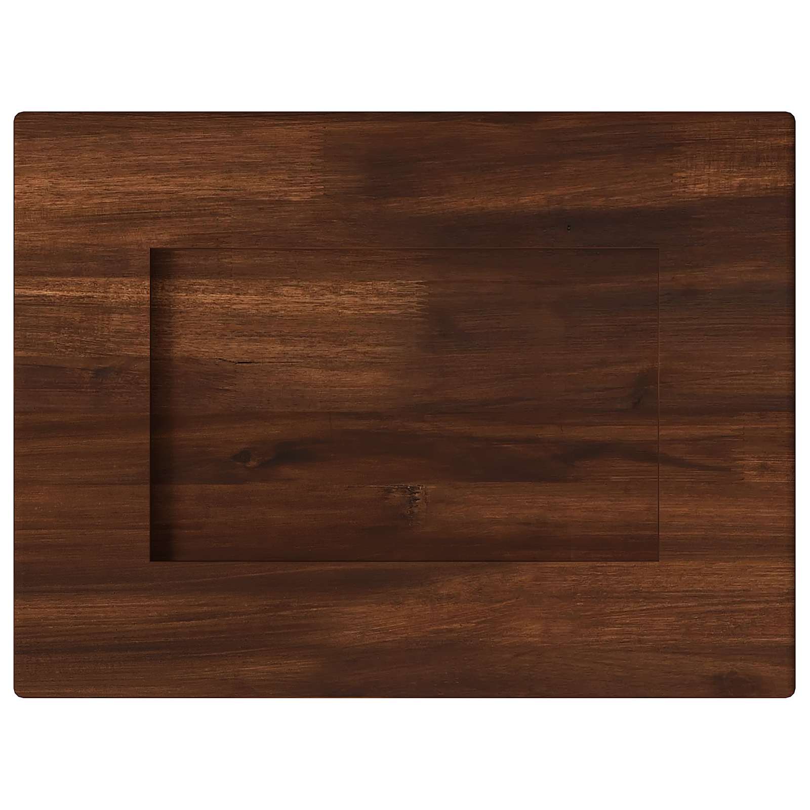 vidaXL Prostokątny Blat Stołu 90 x 50 x 3,5 cm Prostokątny Ciemny brąz
