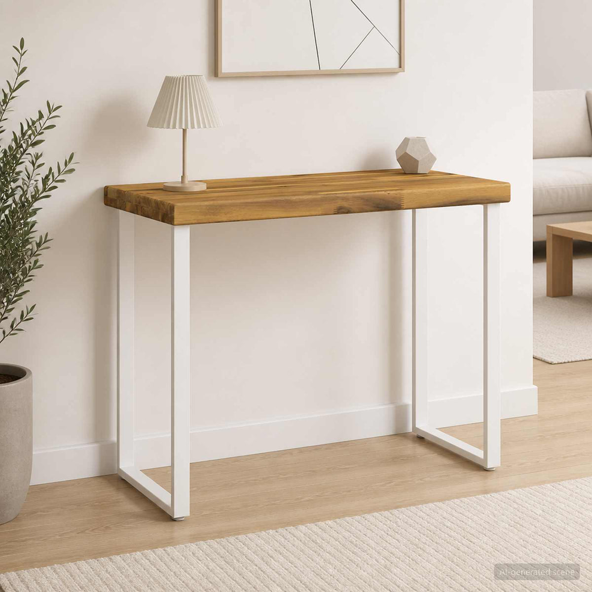 vidaXL Prostokątny Blat Stołu 90 x 50 x 3,5 cm Prostokątny Biały