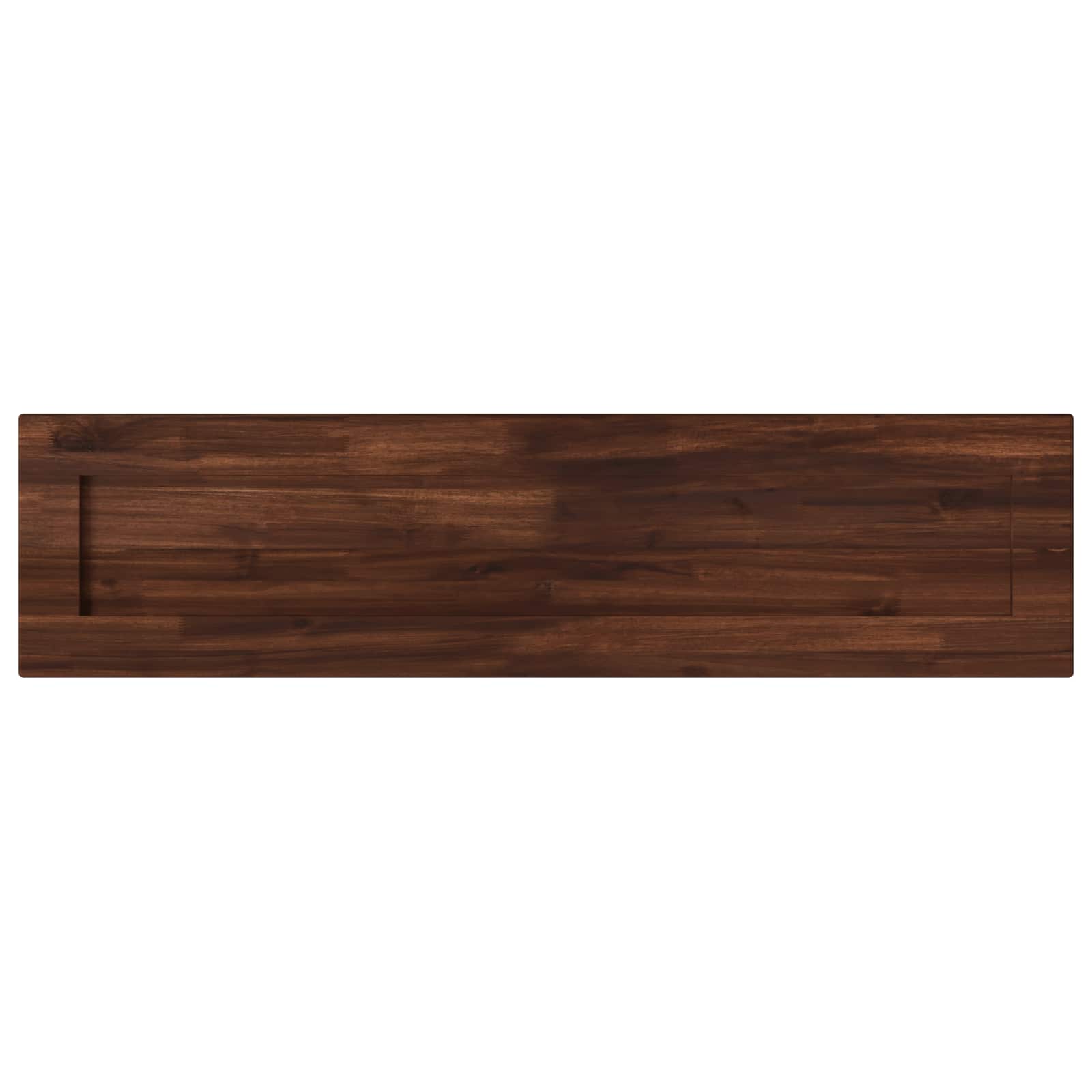 vidaXL Prostokątny Blat Stołu 90 x 50 x 3,5 cm Prostokątny Ciemny brąz