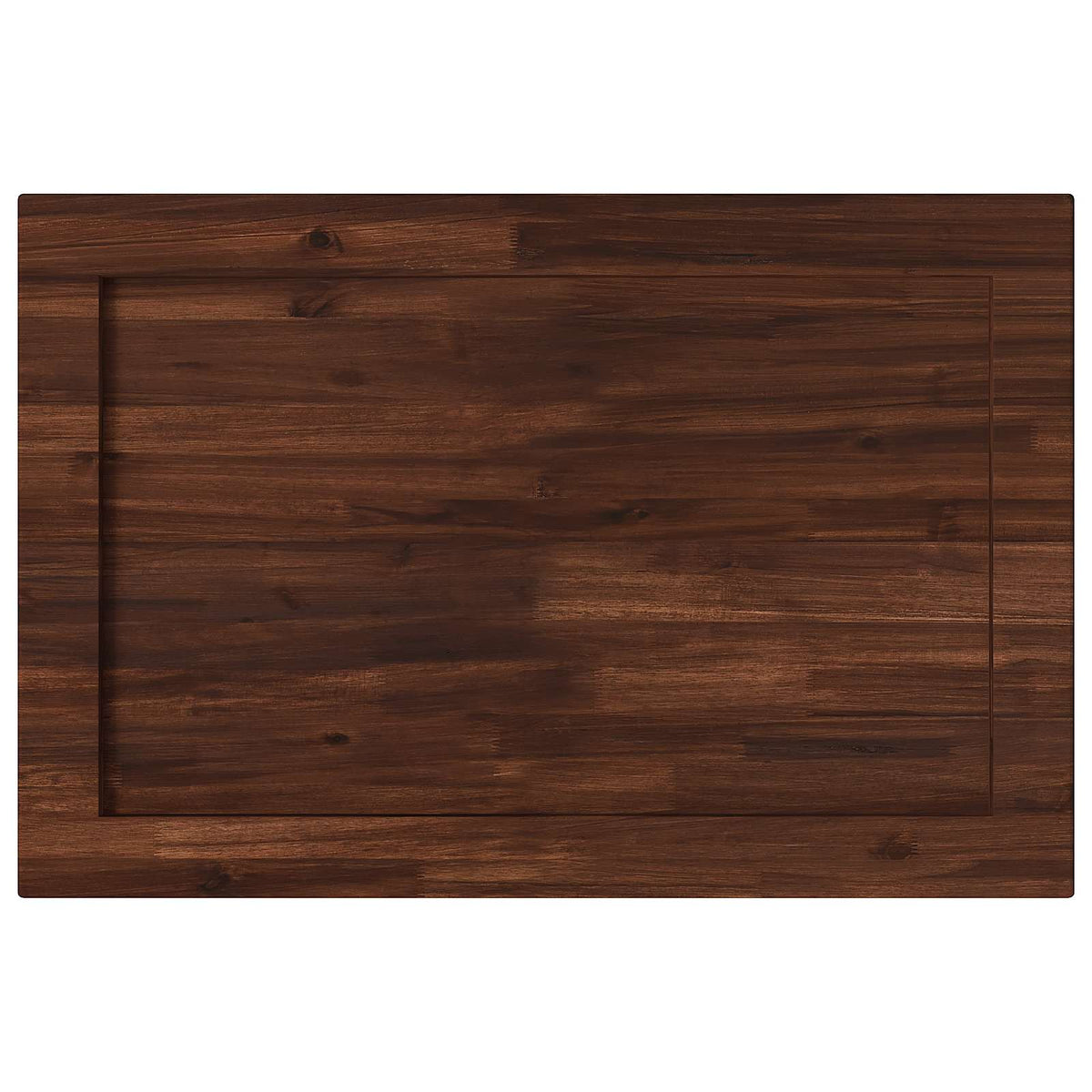 vidaXL Prostokątny Blat Stołu 90 x 50 x 3,5 cm Prostokątny Ciemny brąz
