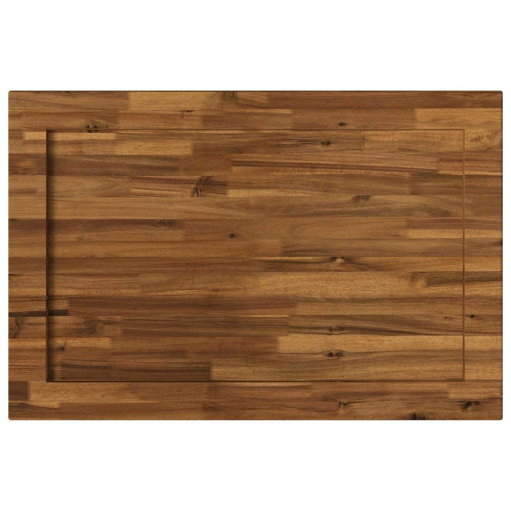 vidaXL Prostokątny Blat Stołu 90 x 50 x 3,5 cm Prostokątny naturalny
