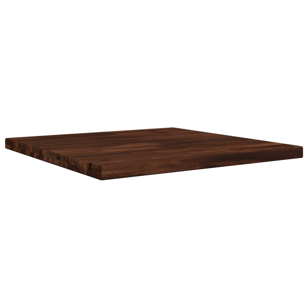 vidaXL Prostokątny Blat Stołu 70 x 70 x 3,5 cm Kwadrat Ciemny brąz