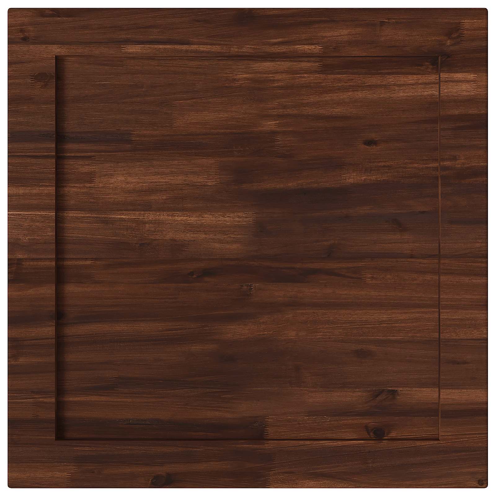 vidaXL Prostokątny Blat Stołu 70 x 70 x 3,5 cm Kwadrat Ciemny brąz