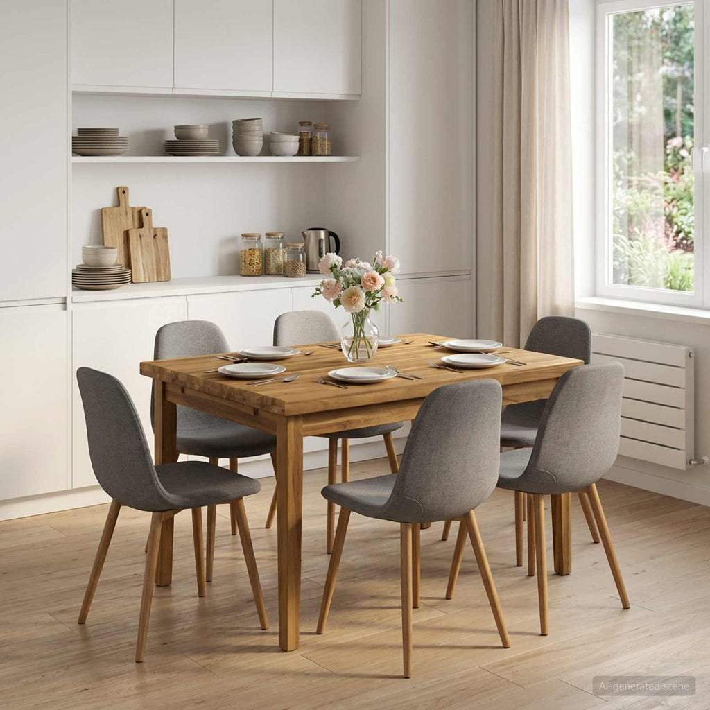 vidaXL Prostokątny Blat Stołu 80 x 70 x 3 cm Prostokątny