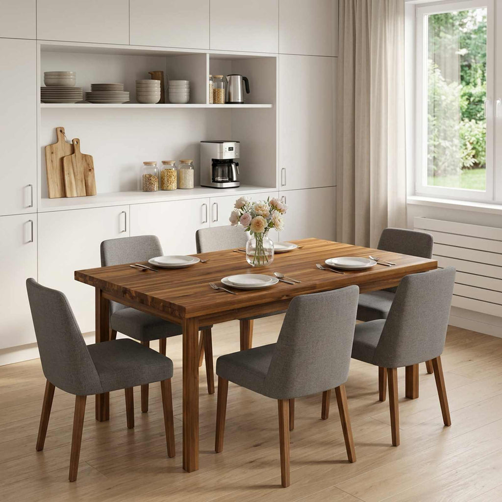 vidaXL Prostokątny Blat Stołu 80 x 80 x 3,2 cm Kwadrat